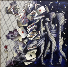 Cartomancy - oil, canvas
