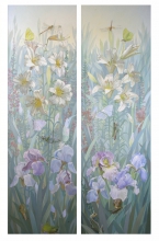 Symphony Of Flowers - oil, canvas